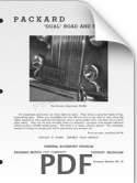 1937 Dual Road and Fog Lights Accessory Bulletin Image